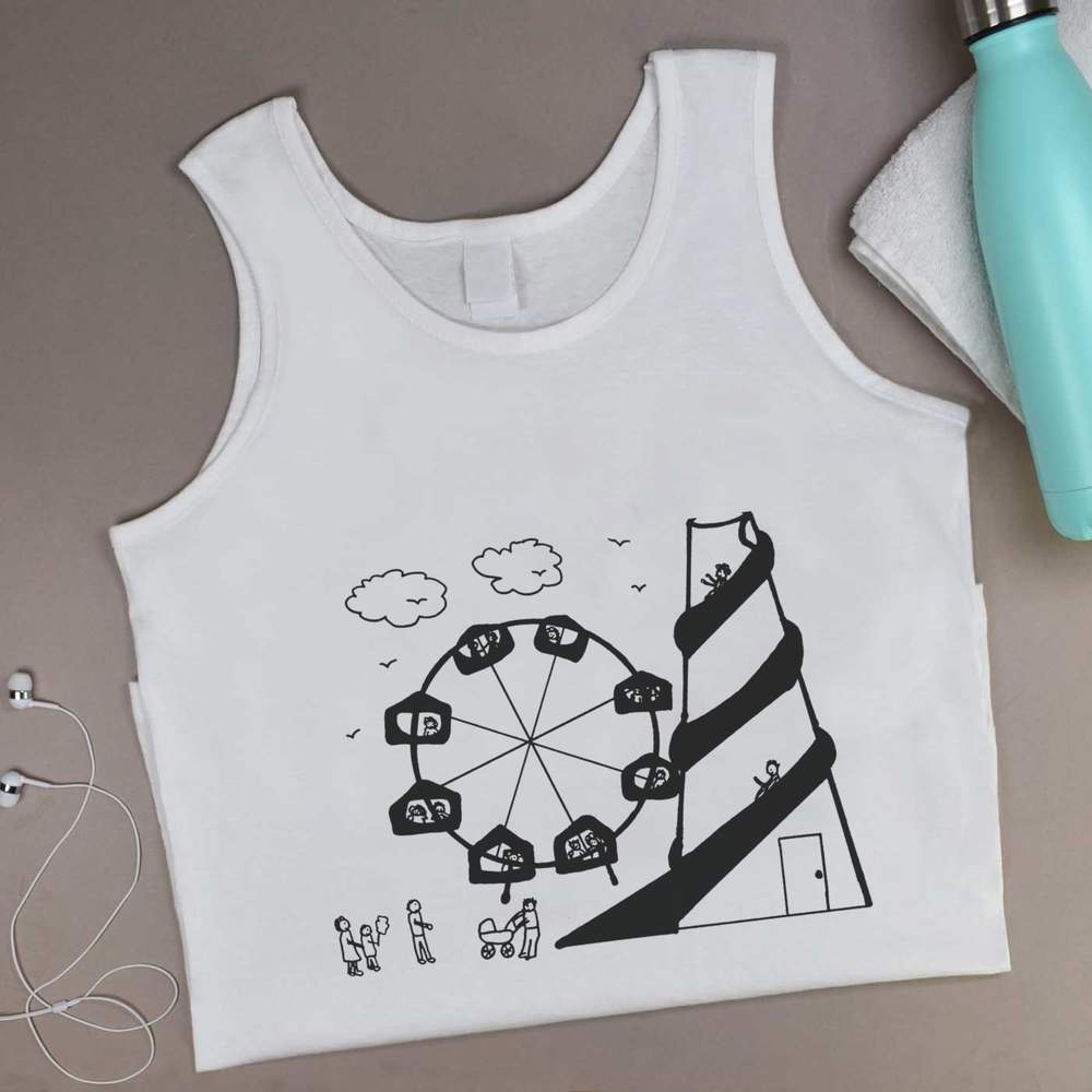 'Fairground' Adult Vest / Tank Top (AV037126)