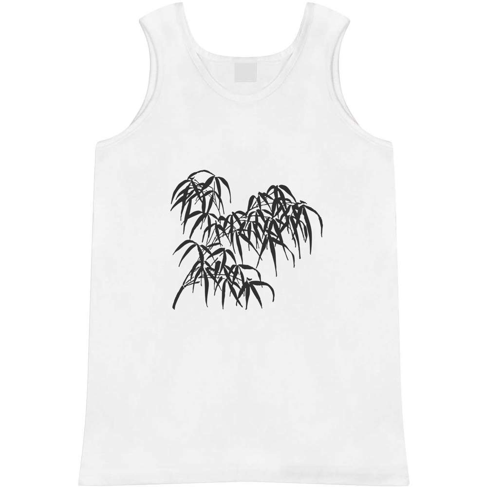 'Bamboo Leaves' Adult Vest / Tank Top (AV037505)