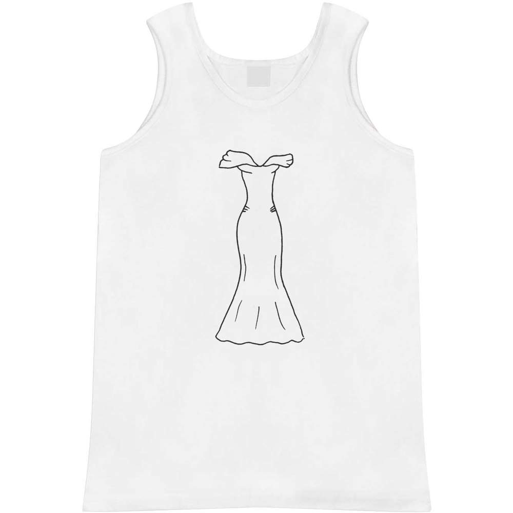 'Ball Gown' Adult Vest / Tank Top (AV037813)