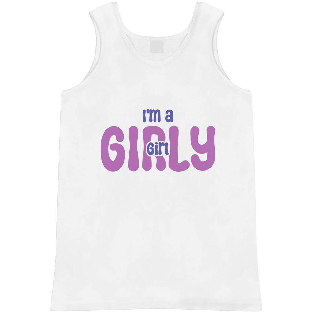 'Girly Girl' Adult Vest / Tank Top (AV038769)