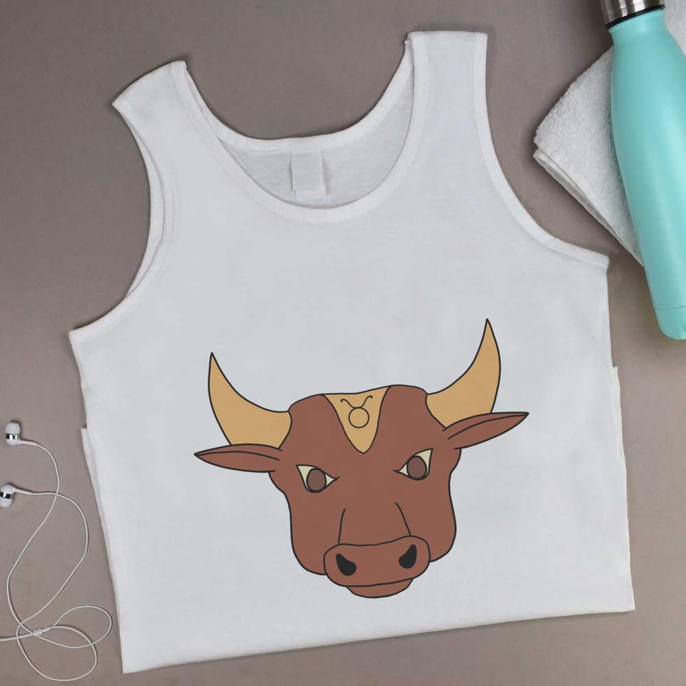 'Taurus the Bull' Adult Vest / Tank Top (AV038865)