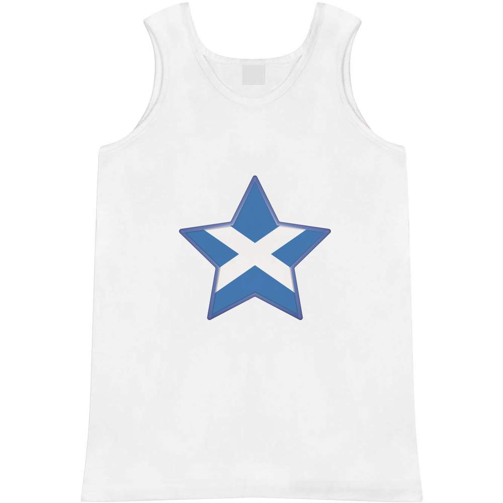 'Scotland Star' Adult Vest / Tank Top (AV042042)