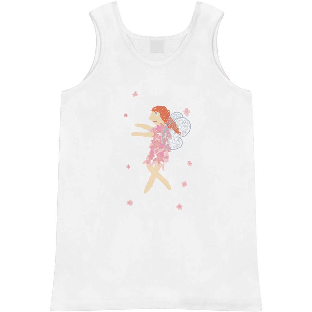 'Flower Fairy Surrounded By Flowers.' Adult Vest / Tank Top (AV045675)