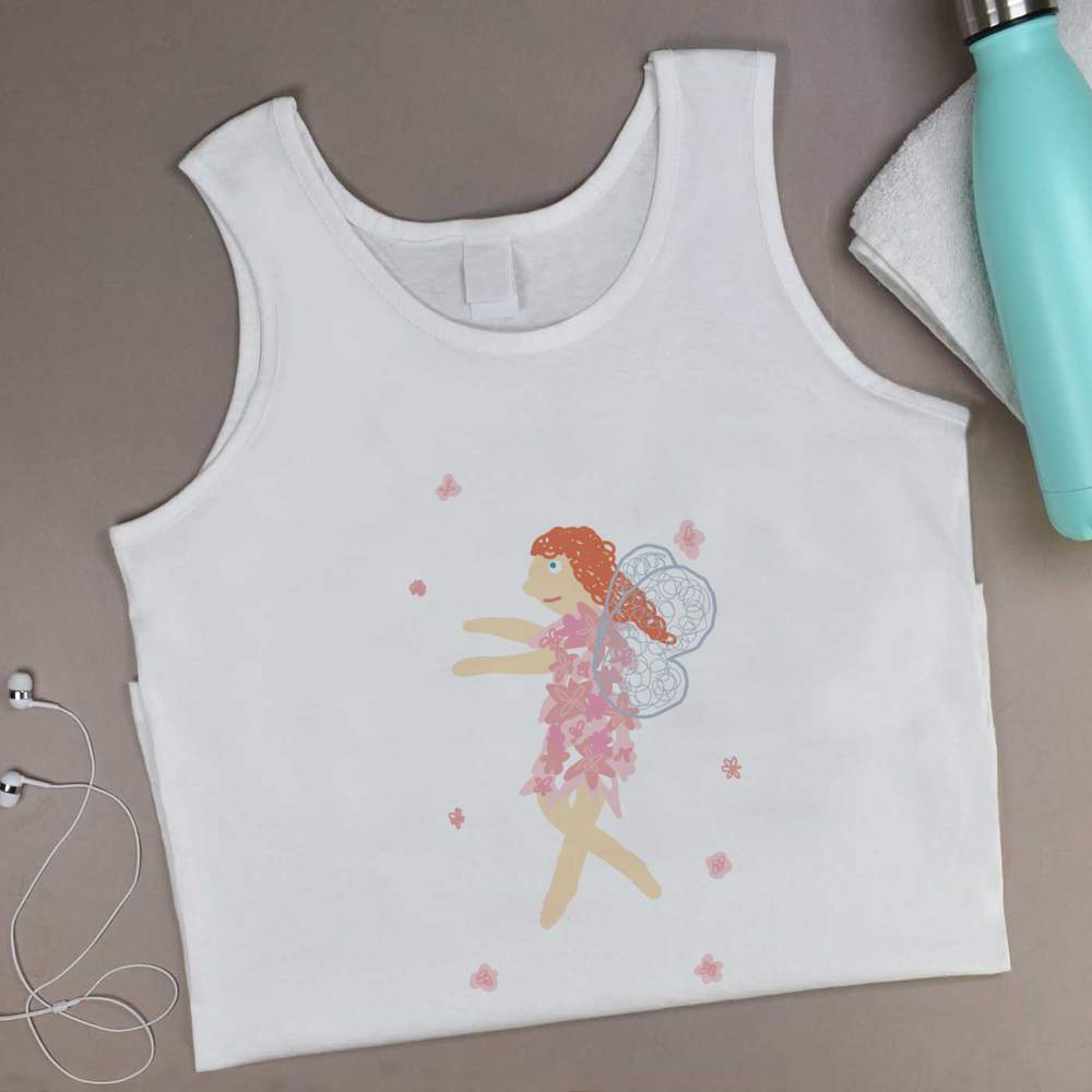 'Flower Fairy Surrounded By Flowers.' Adult Vest / Tank Top (AV045675)