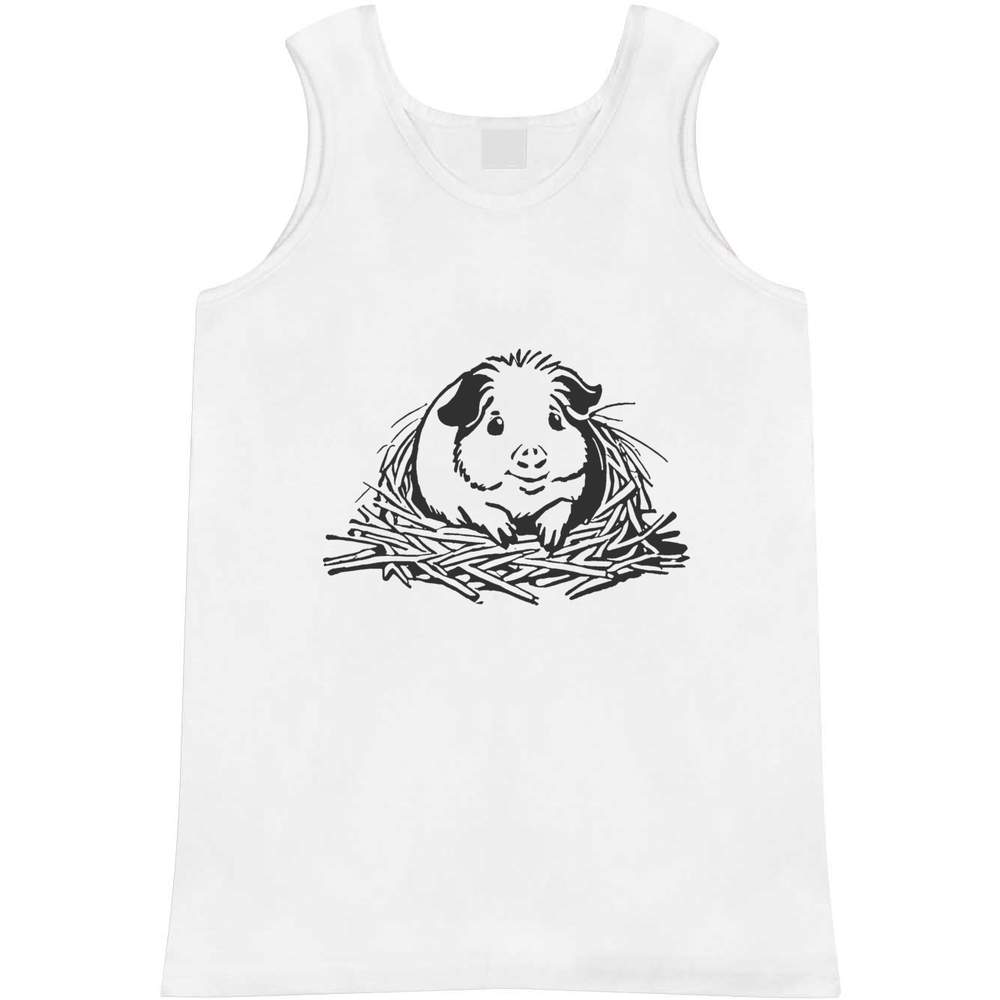 'Guinea Pig in Fresh Bedding' Adult Vest / Tank Top (AV046054)