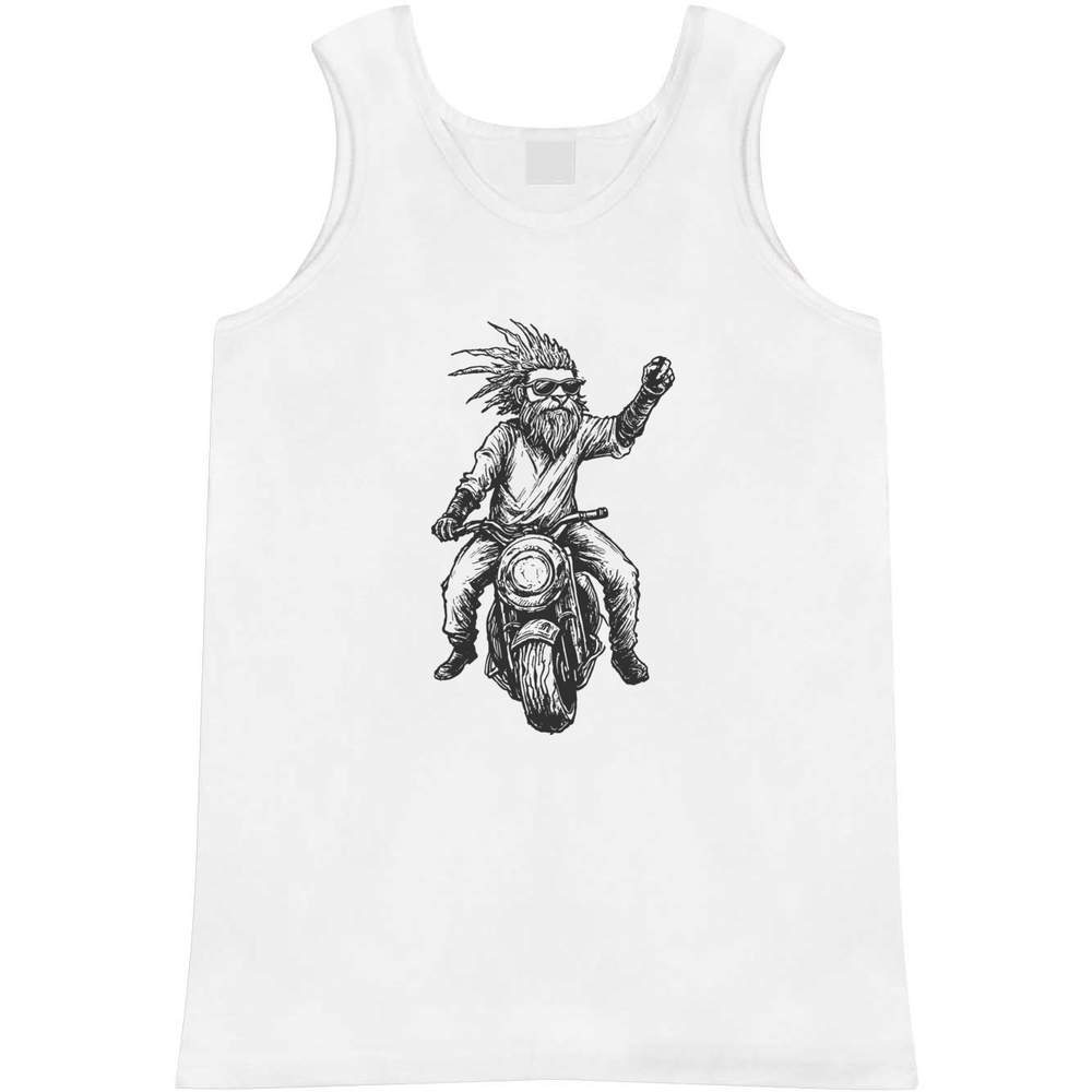 'Cool Motorbike Rider ' Adult Vest / Tank Top (AV048140)