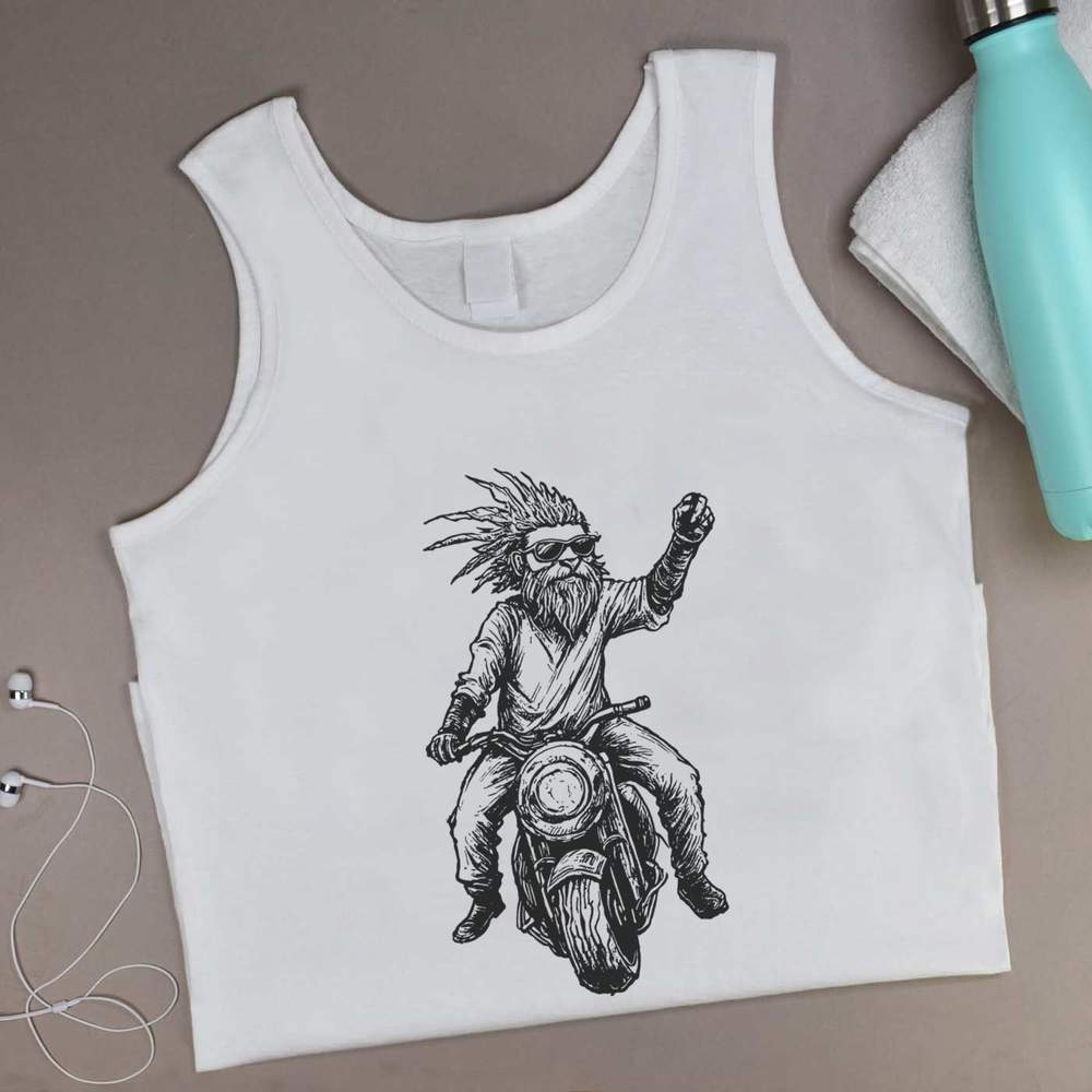 'Cool Motorbike Rider ' Adult Vest / Tank Top (AV048140)