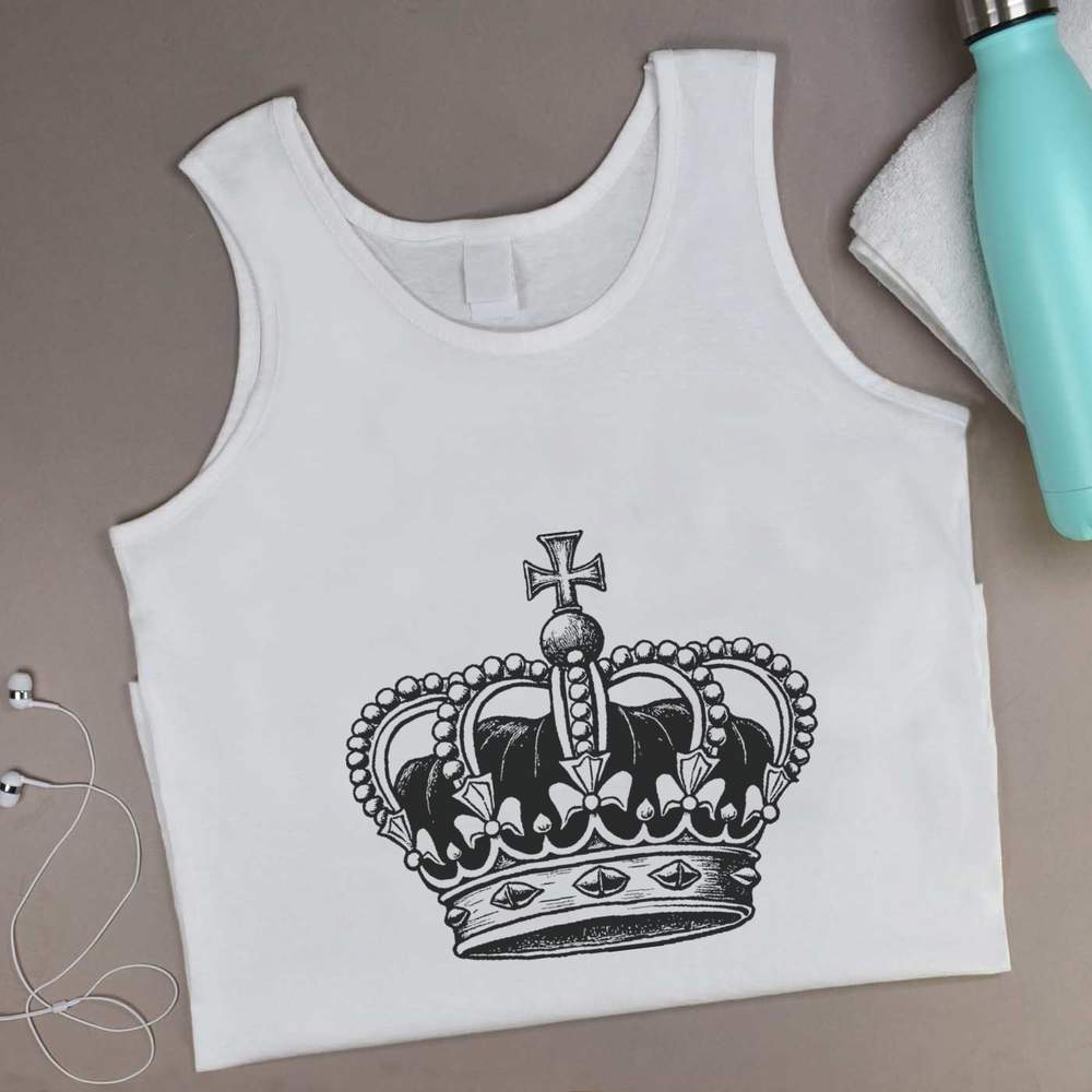 'English Crown' Adult Vest / Tank Top (AV050780)