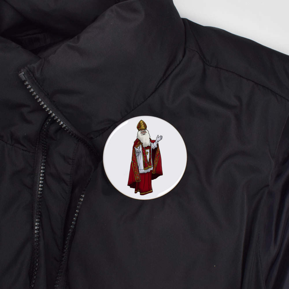 'St. Nicholas' Button Pin Badges (BB036235)