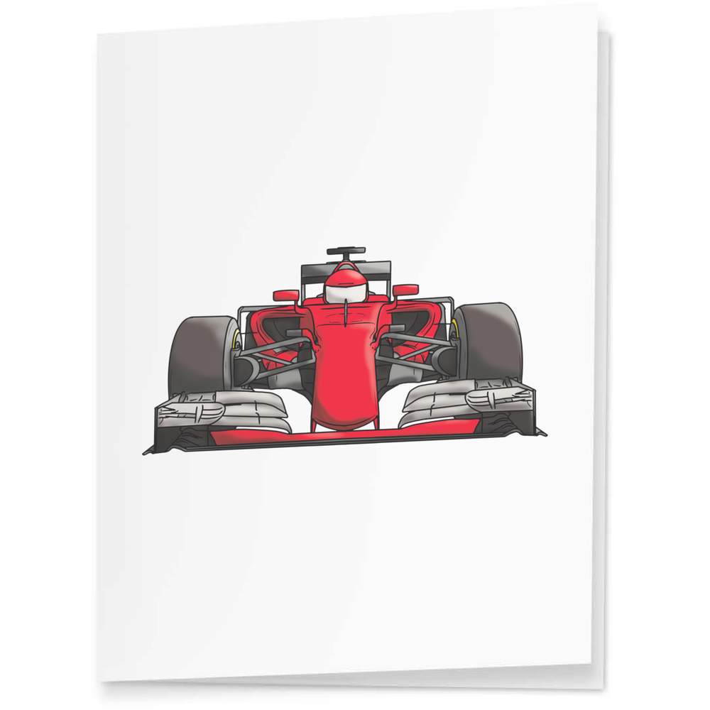 Azeeda A1 'Voiture De Course F1 Rouge' Emballage Cadeau