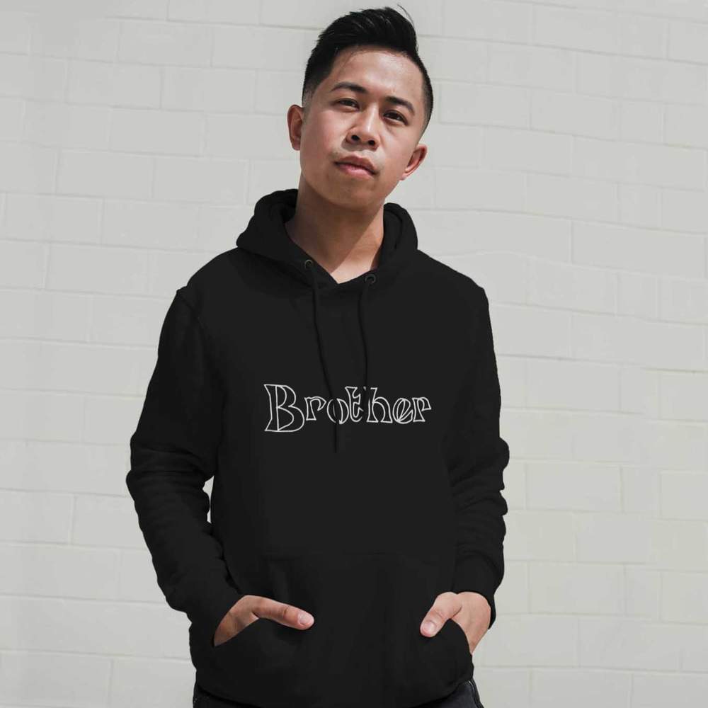 'Brother' Adult Hoodie / Hooded Sweater (HO011690)