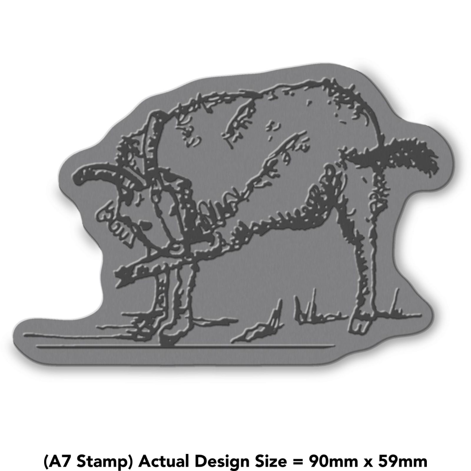 Goat' Unmounted Rubber Stamp (RS005847) | eBay