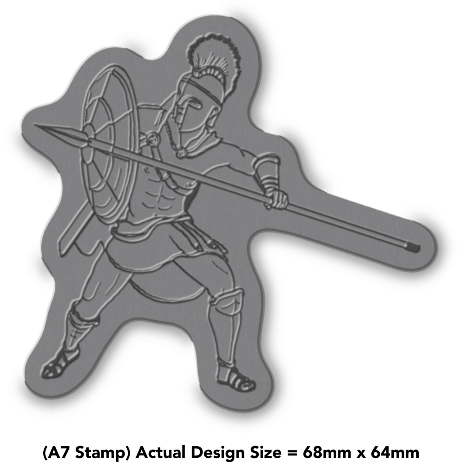 Spartan Warrior Unmounted Rubber Stamp RS029552 eBay