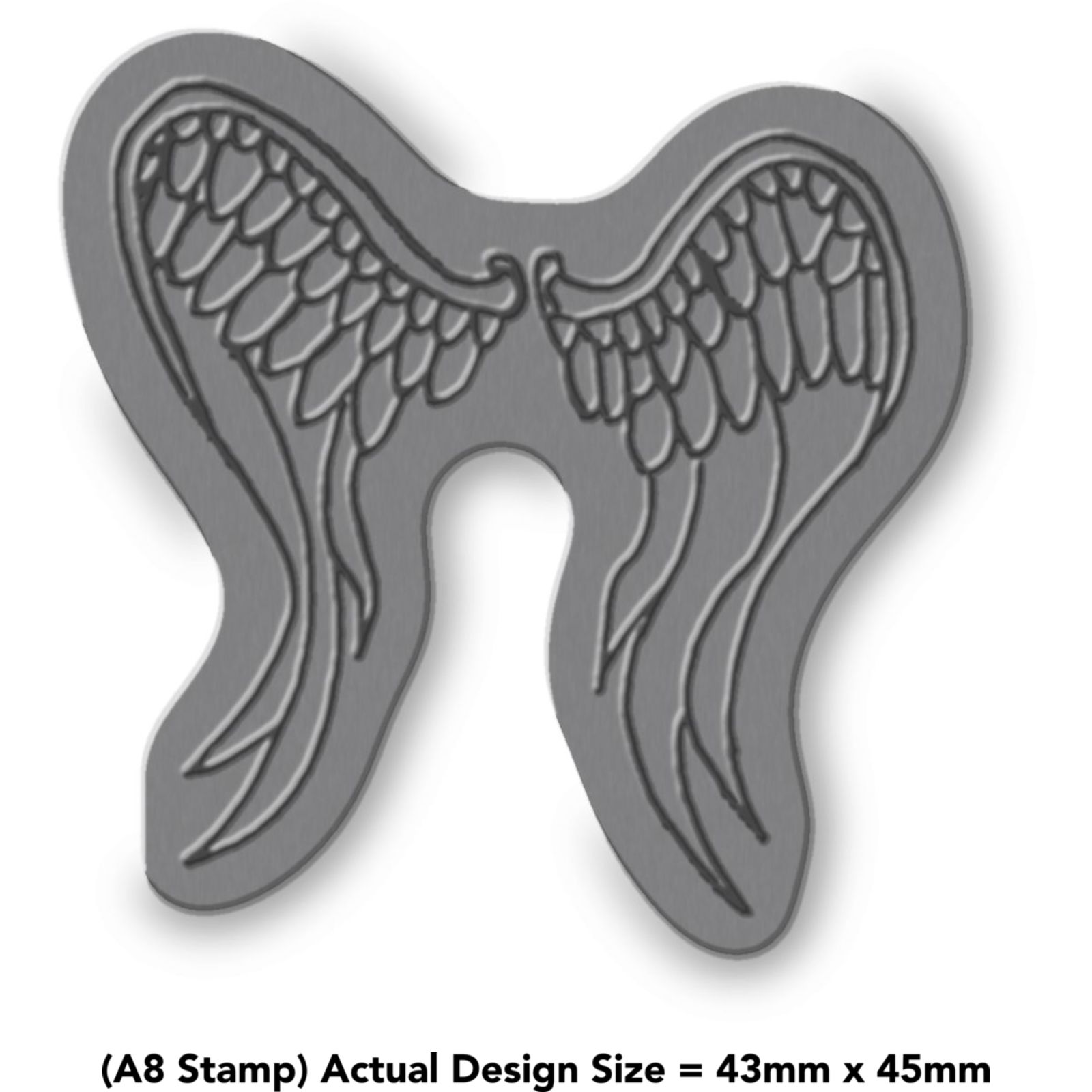 Angel Wings Unmounted Rubber Stamp RS020998 eBay