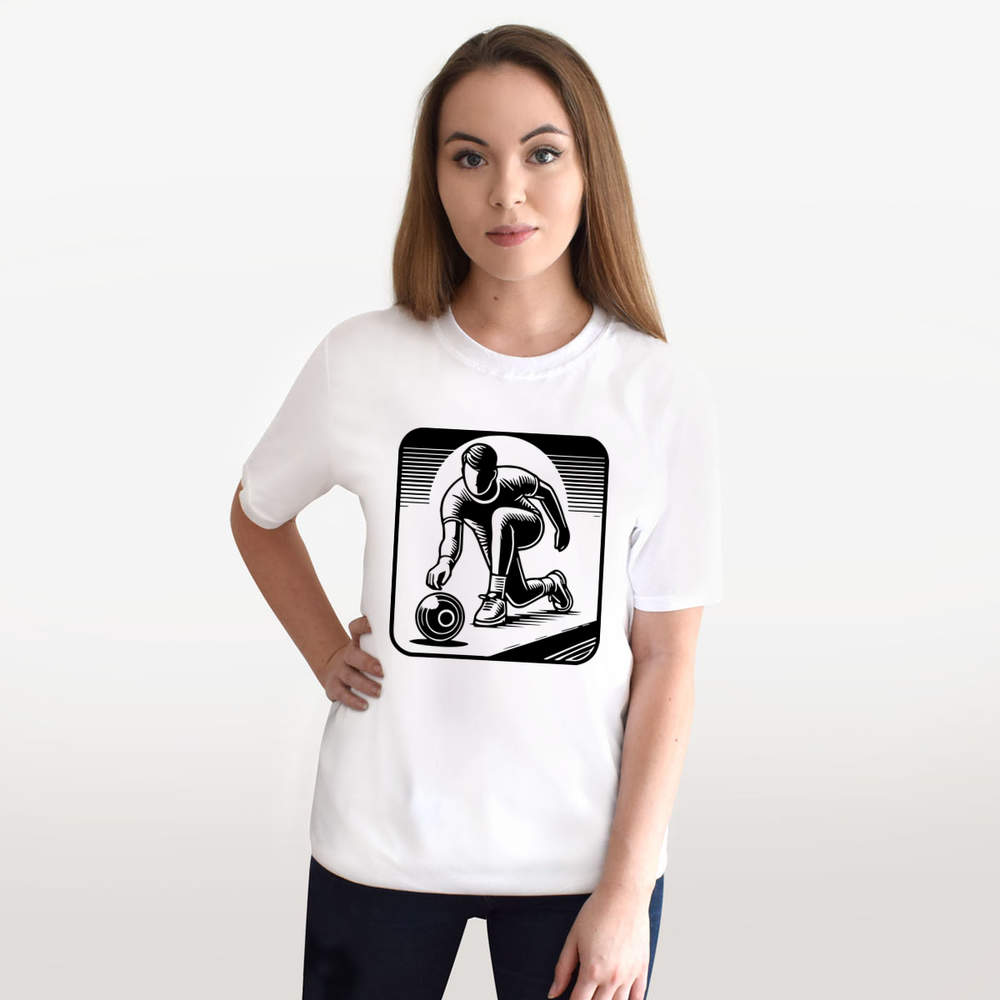 'Lawn Bowls Player' Men's / Women's Cotton T-Shirts (TA047682)