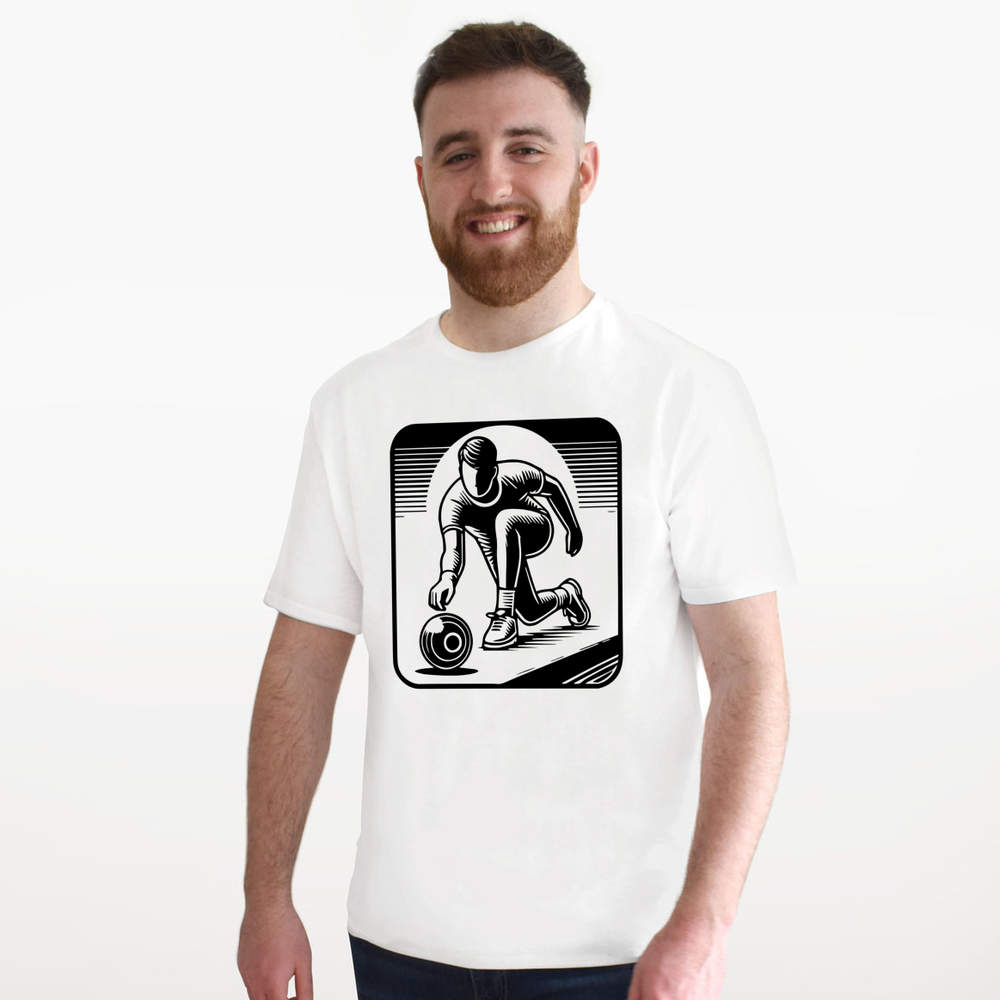 'Lawn Bowls Player' Men's / Women's Cotton T-Shirts (TA047682)