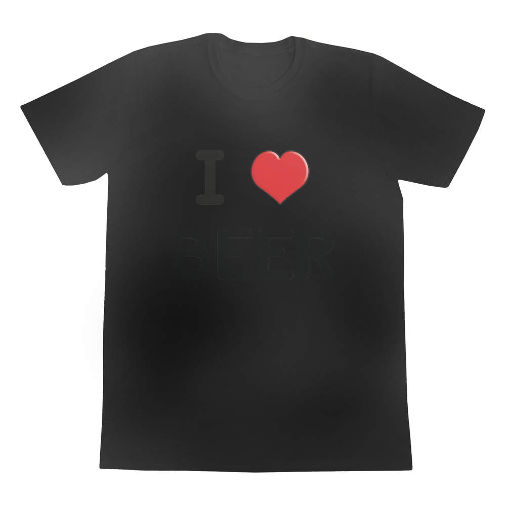 'I Love Beer' Men's / Women's Cotton T-Shirts (TA033289)