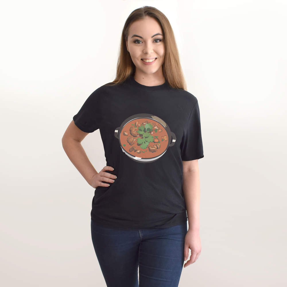 'Chicken Tikka Masala Curry' Men's / Women's Cotton T-Shirts (TA044452)