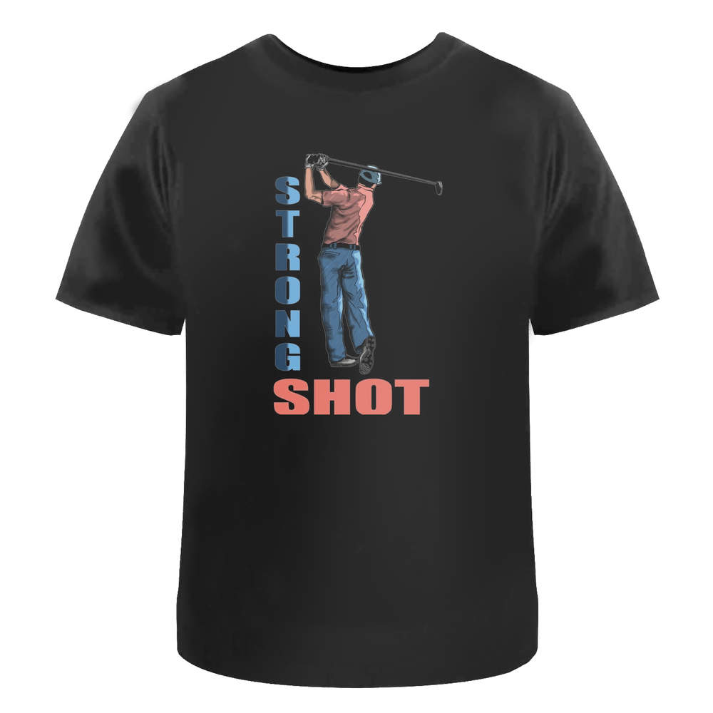 'Perfect Strike, Golf Glory' Men's / Women's Cotton T-Shirts (TA047754)