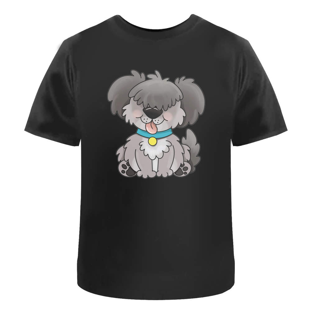 'Old English Sheepdog Puppy' Men's / Women's Cotton T-Shirts (TA048075)