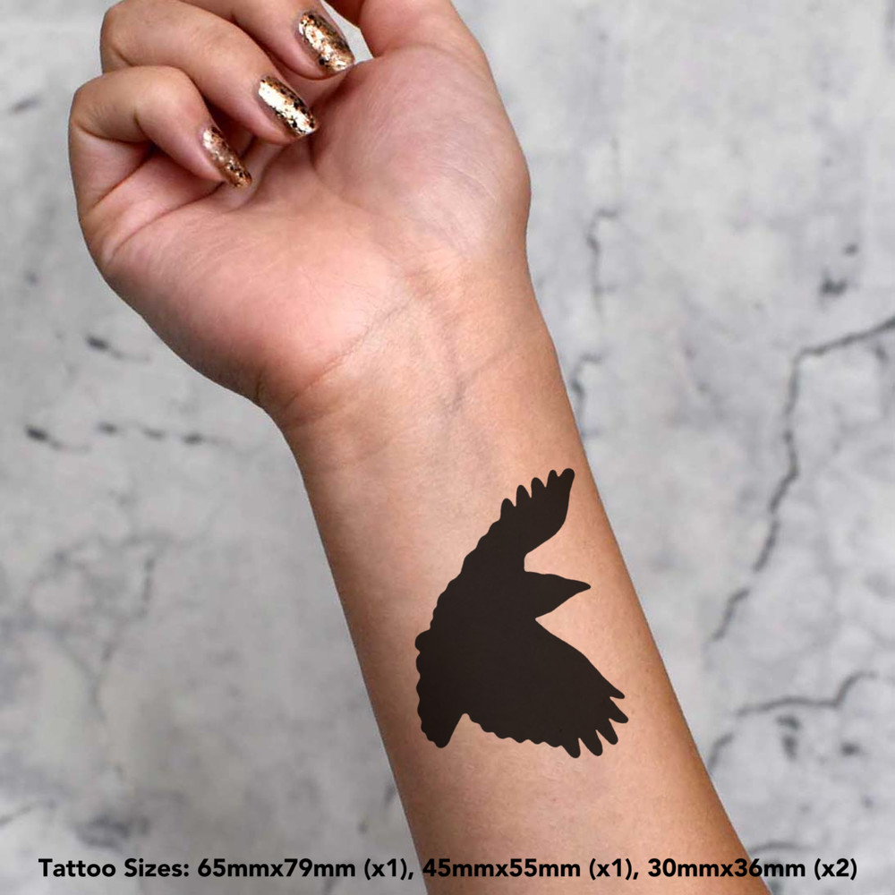 tattoopins.com | Crow tattoo, Raven tattoo, Ghost tattoo