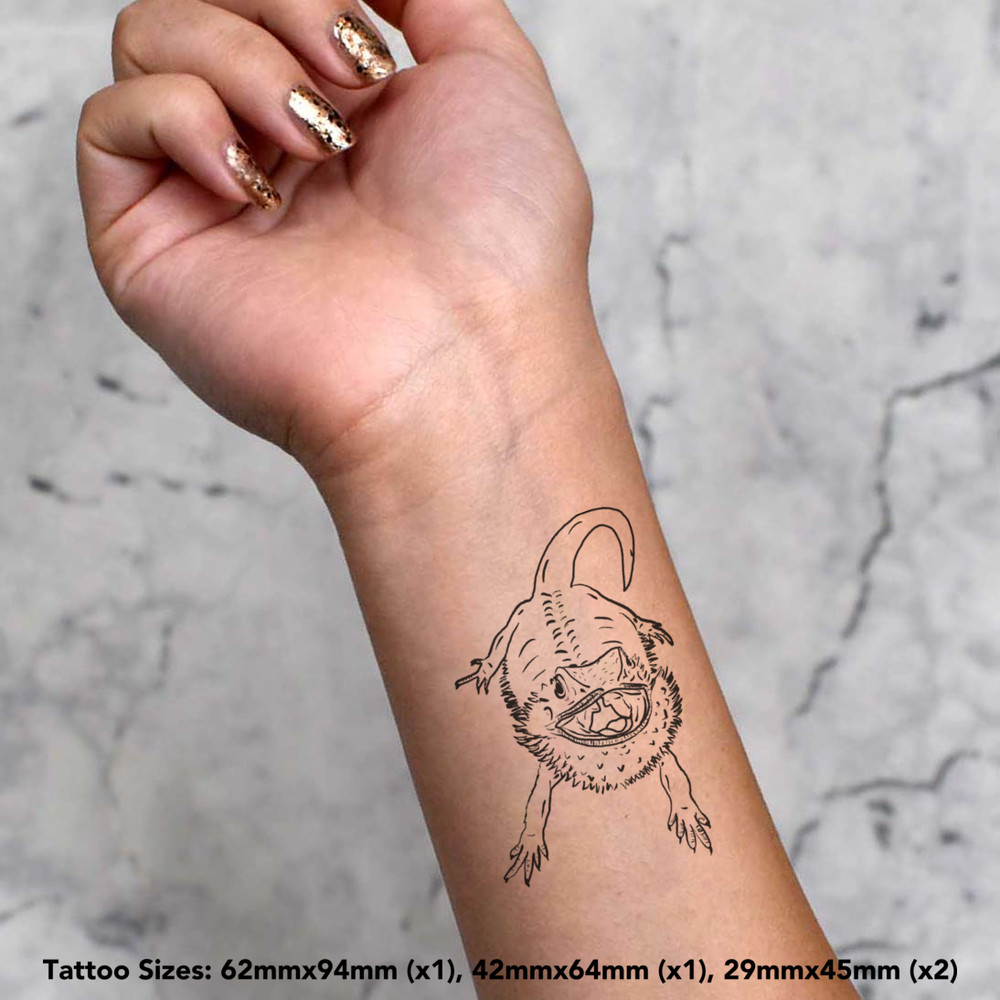 beardeddragon in New School Tattoos  Search in 13M Tattoos Now   Tattoodo