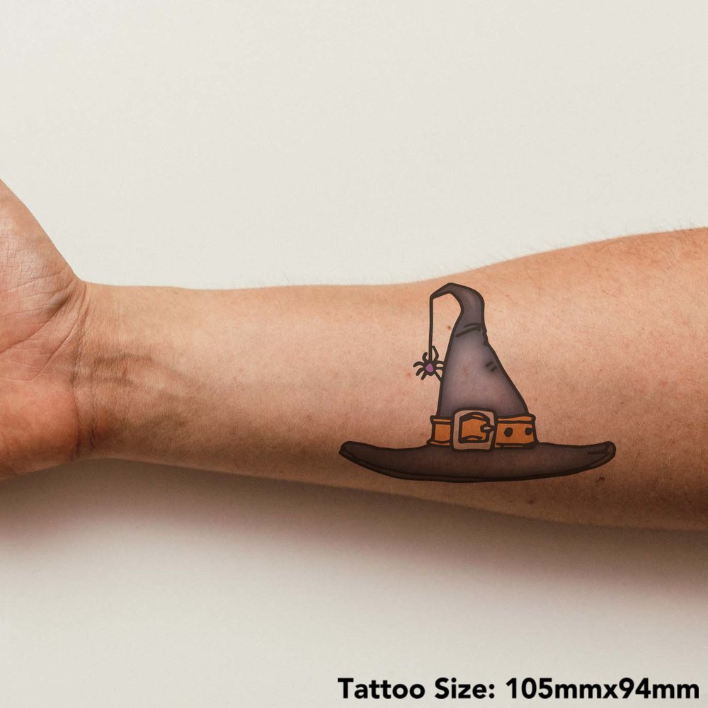 tiny witch hat tattoos