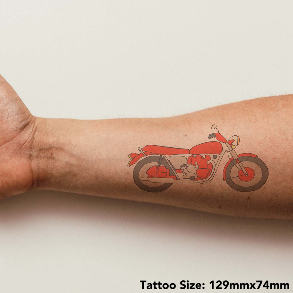 Bike tattoo done by me in San Francisco 🖤 Ig brittnaami : r/tattoo