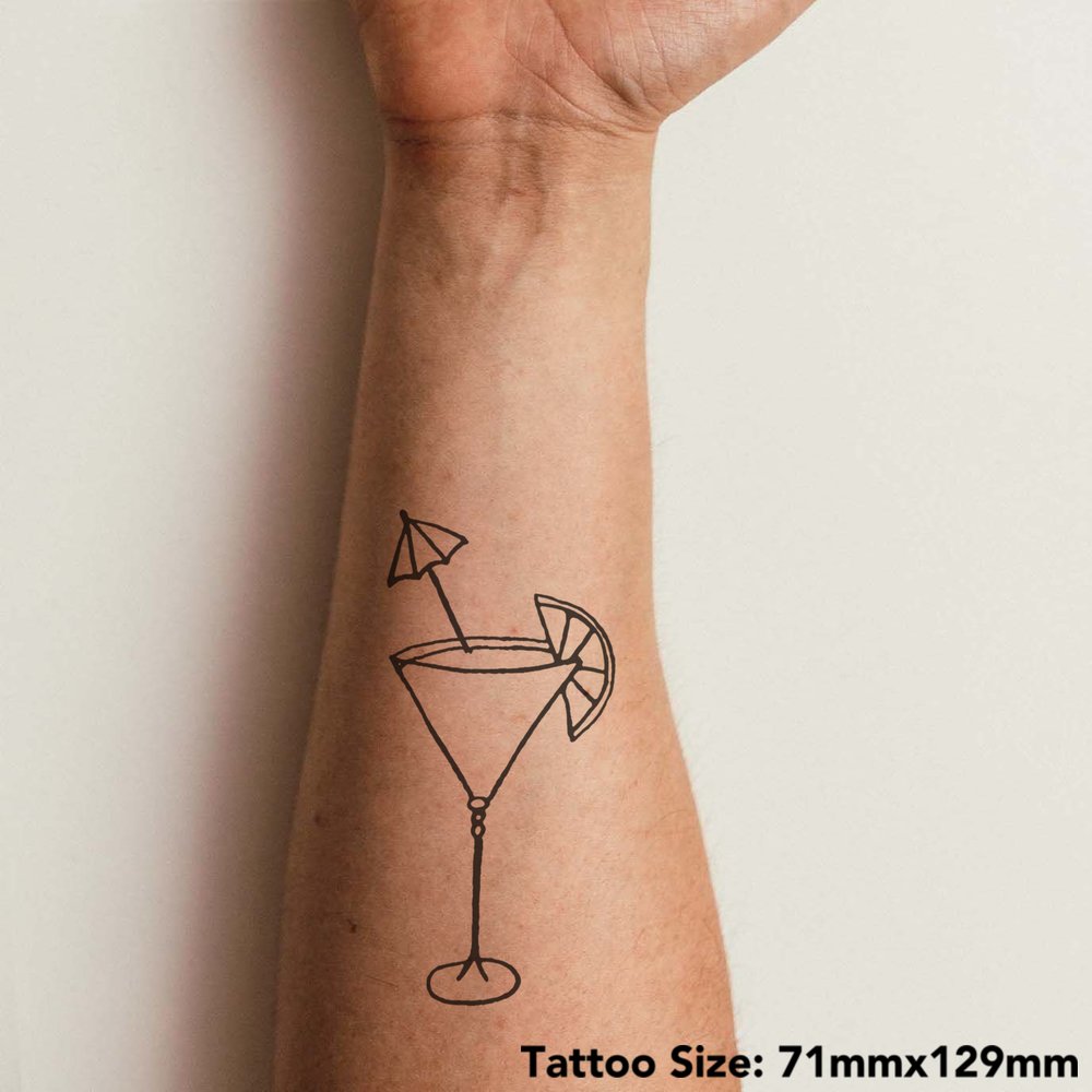 Klare Koa's Instagram profile post: “A pleasure as always 🍹 #tattoo # tattoos #tattooing #tattooart #art #cocktail #cocktailt… | Wasserfarben  tattoo, Wasserfarben