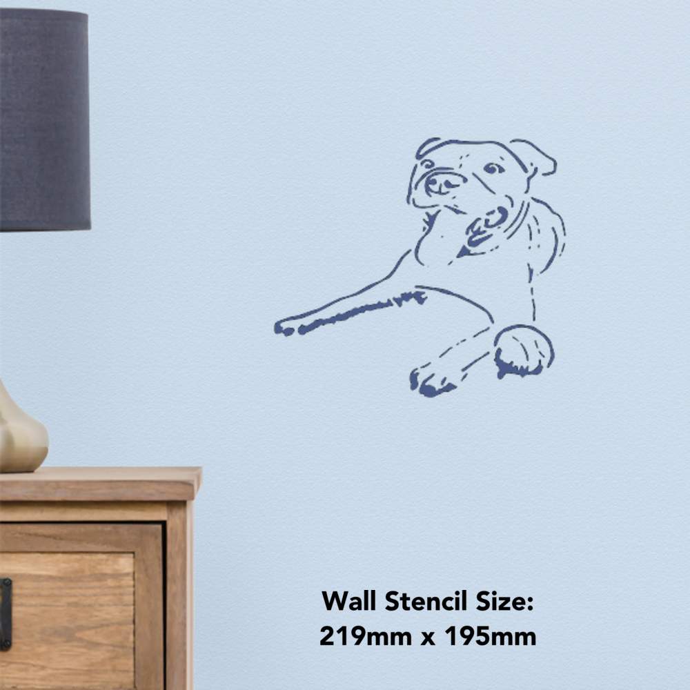 'Staffordshire Bull Terrier' Wall Stencils / Templates (WS001616) | eBay