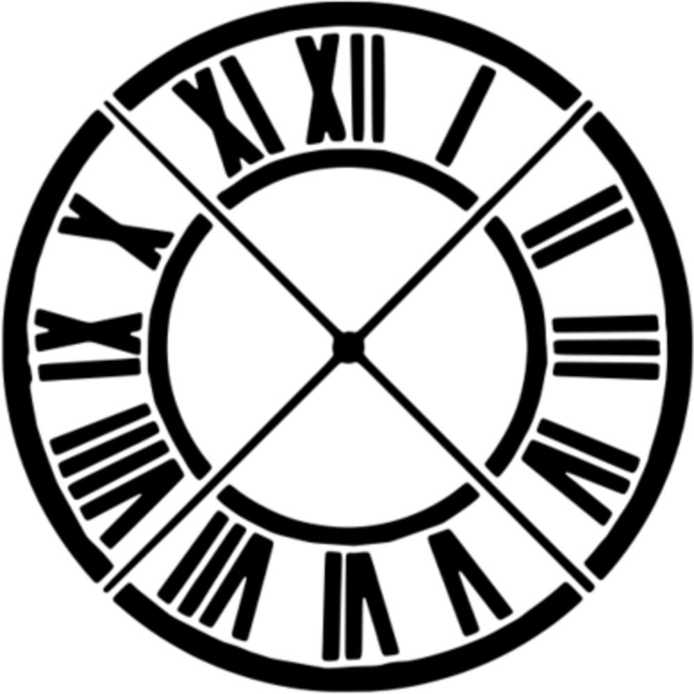 large-roman-numeral-stencil-clock-images-and-photos-finder